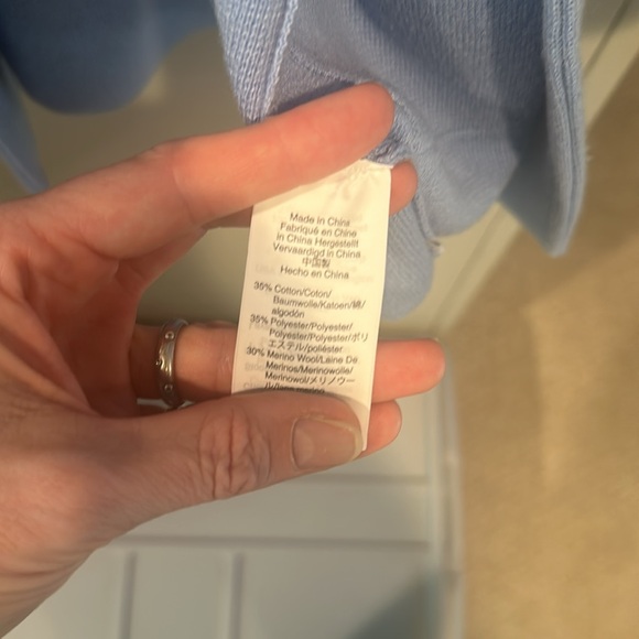 J. Crew Sophie Sweater Blazer Light Blue Size Small - Picture 9 of 9